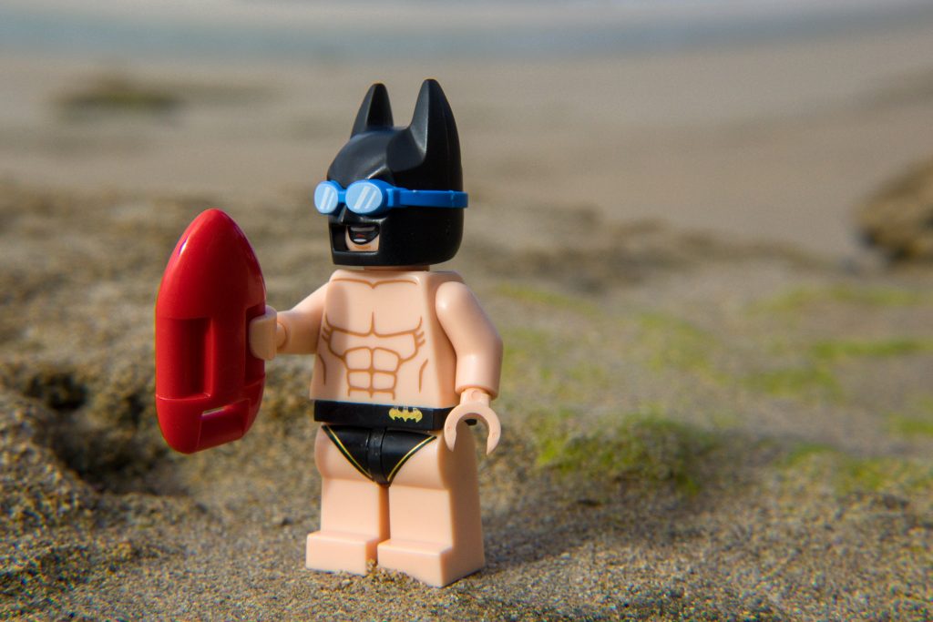 K16 fits lego figure NEW BATMAN MOVIE BEACH MER MAN BATMAN 