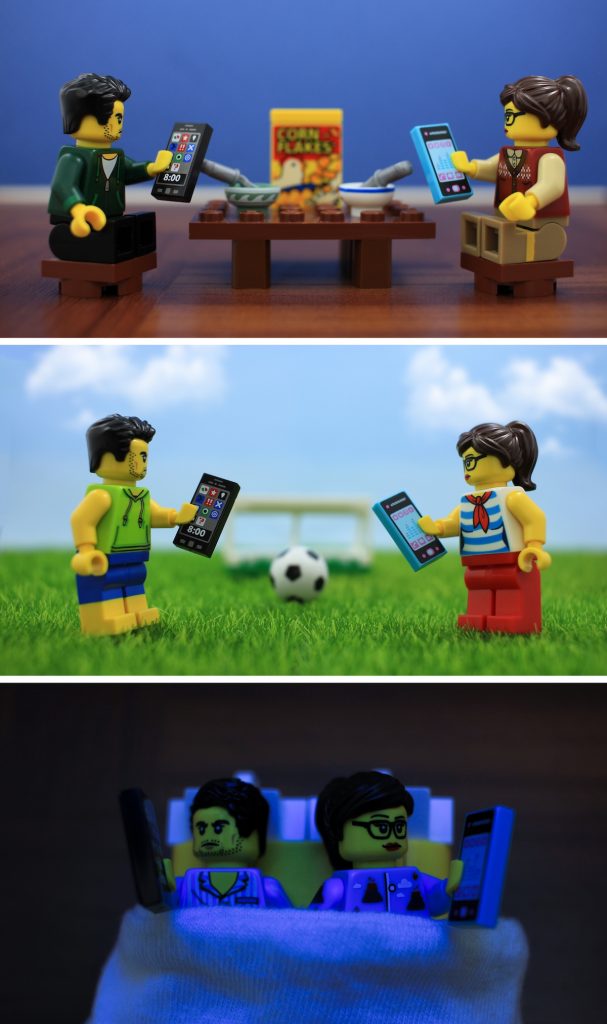 LEGO minifigures together by James Garcia