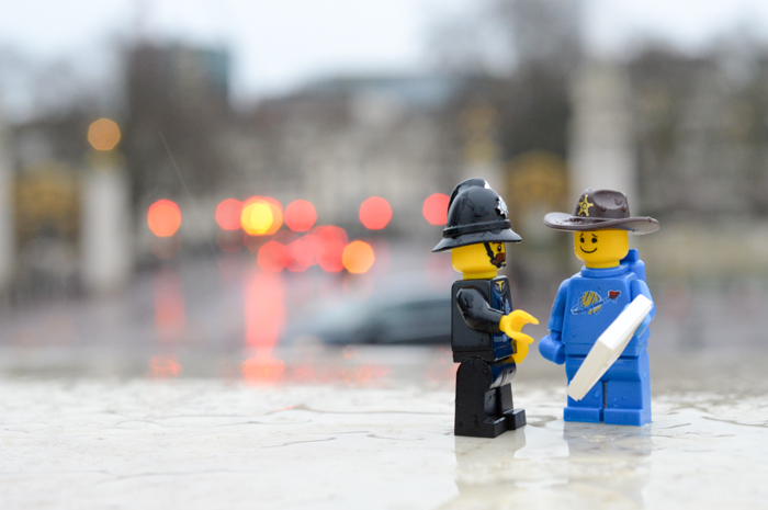LEGO figures in London