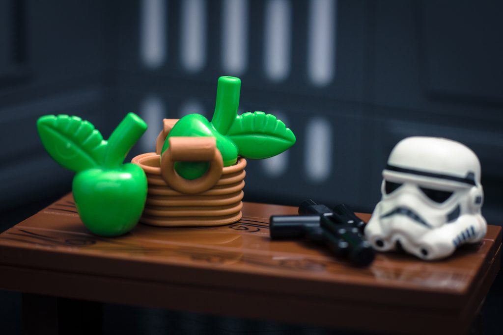 LEGO Still Life Star Wars stormtrooper and apples by James Garcia