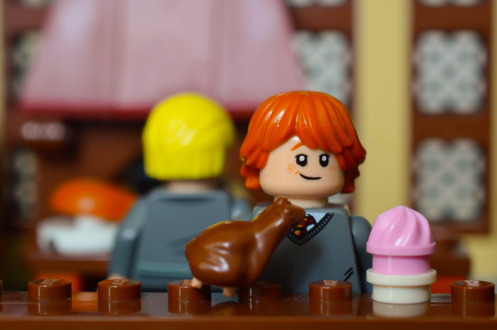 LEGO Ron with food