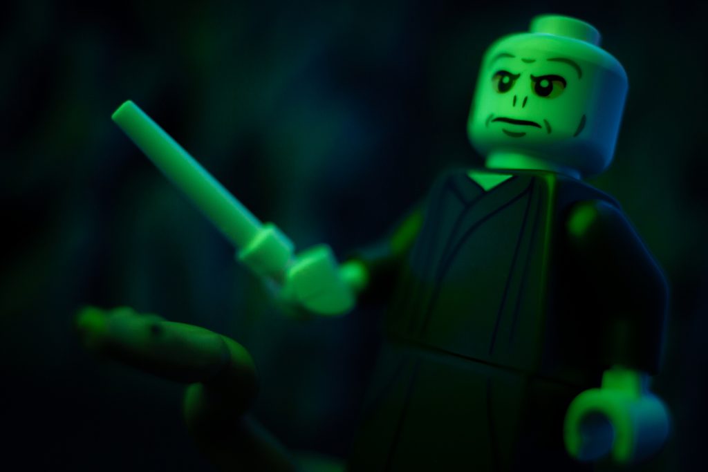 LEGO Voldemort minifigure by James Garcia