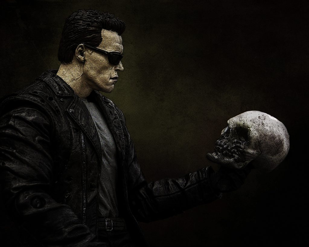 Terminator doing Hamlet
