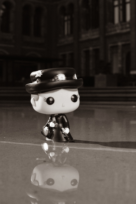 Mary Poppins Pop Figure at the Victoria and Albert