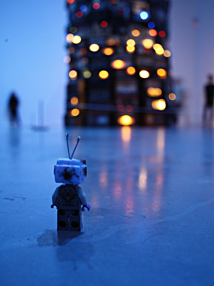 LEGO TV Head at the Tate Modern