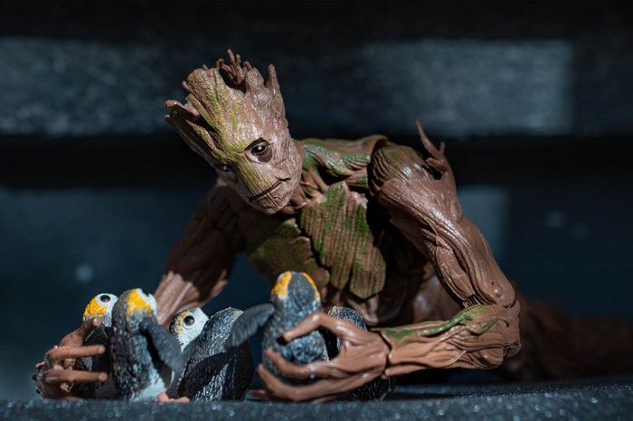 Groot with porgs - Teddi Deppner @teddi_toyworld