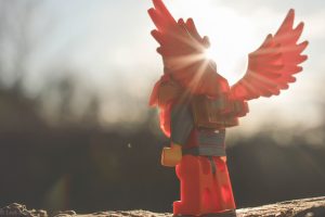 LEGO Chima figure in the sun