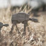 two at-at walk through the tall grass taken with a Lensbaby by Shelly Corbett