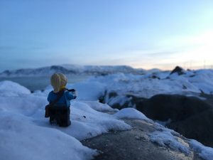 LEGO figure in Iceland