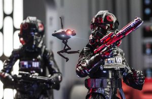 Star Wars Black Series Inferno Squad 3-d printed droid by David Valdez Father's Figures