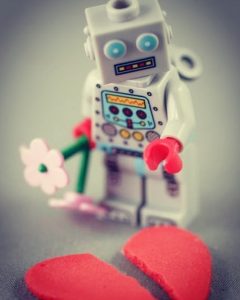 LEGO Robot heart feelings by ardavis1174