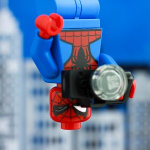 lego spider-man with camera by james garcia