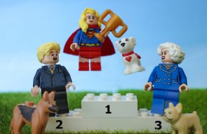 LEGO Supergirl and Krypto by James Garcia