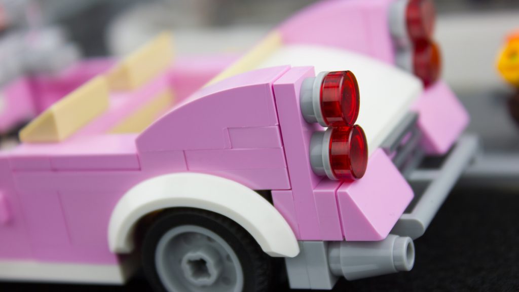 lego pink cadillac