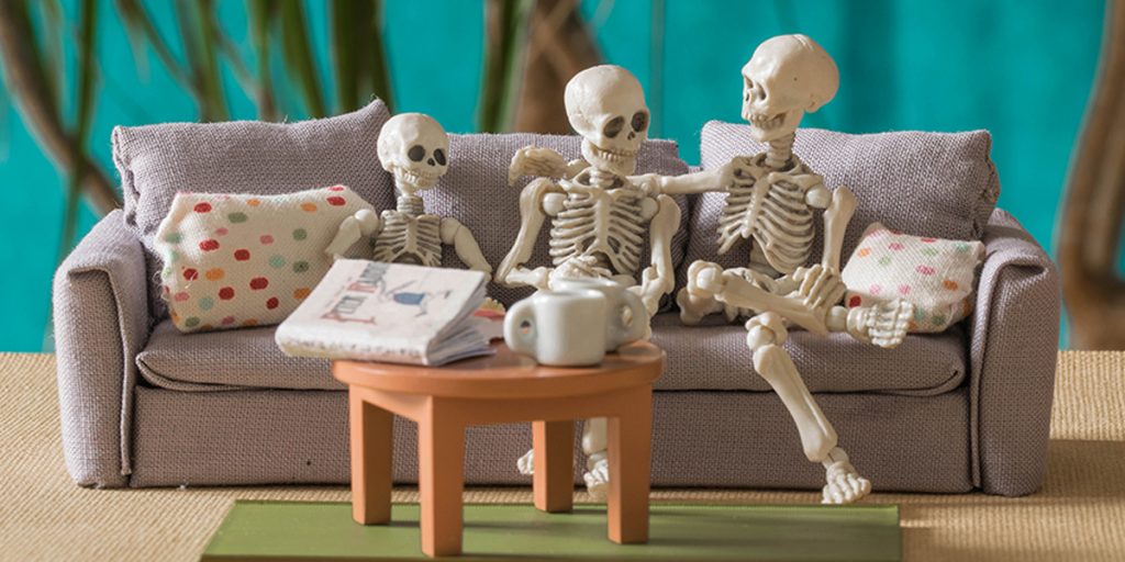 Pose Skeleton family by Karine Linder Eat My Bones