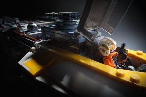 Cockpit detail of L:EGO UCS Y-Wing by Avanaut