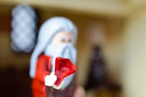 LEGO ALbus Dumbledore with Philosophers stone