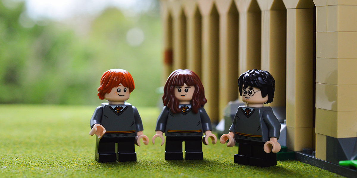The trio at Hogwarts