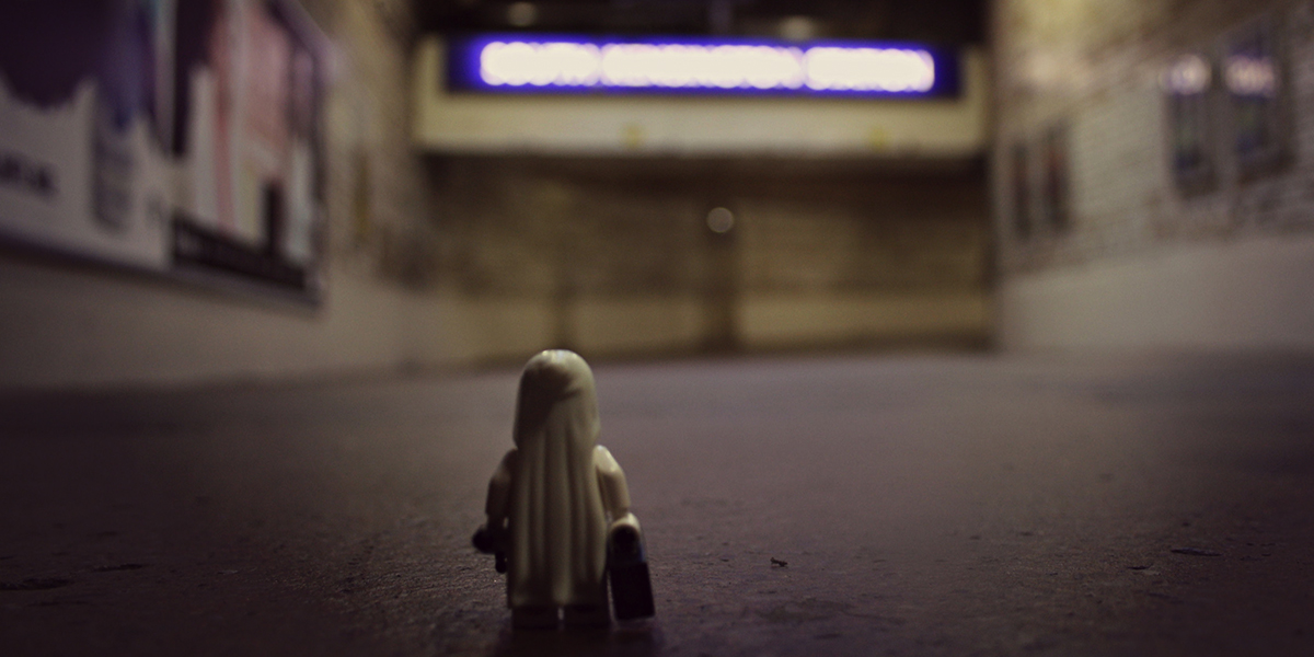 LEGO Ghost in London underground