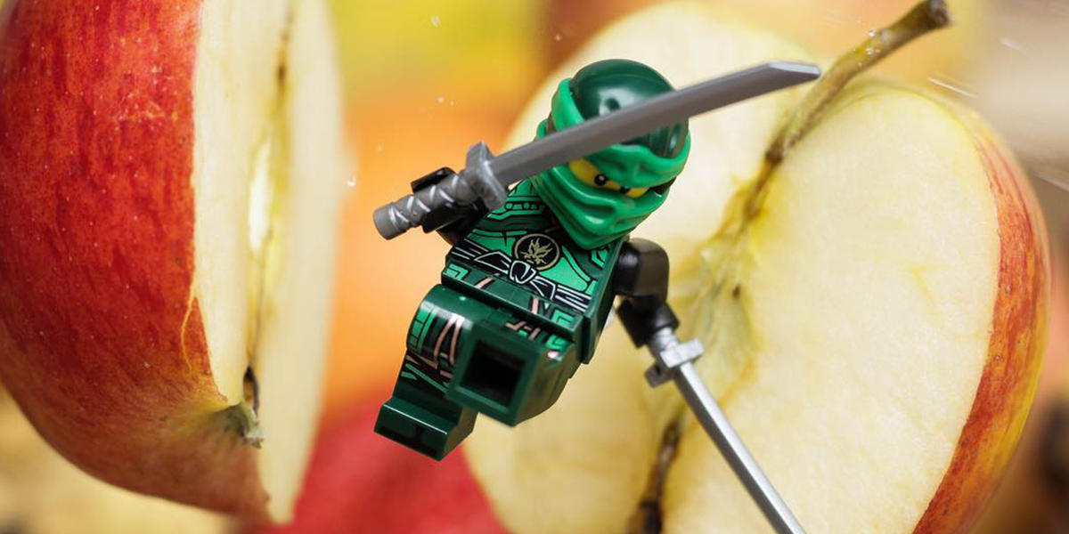 LEGO Fruit Ninja by Robert Whitehead