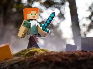 LEGO Minecraft BigFig Alex in the woods by @teddi_toyworld