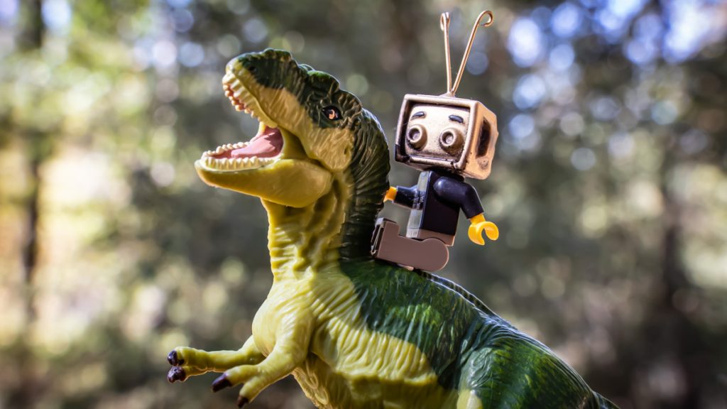 The T-Rex and His Rider by @mightysmallstories