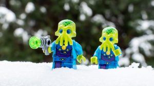 The Lost Invasion Force in the Snow by @mightysmallstories