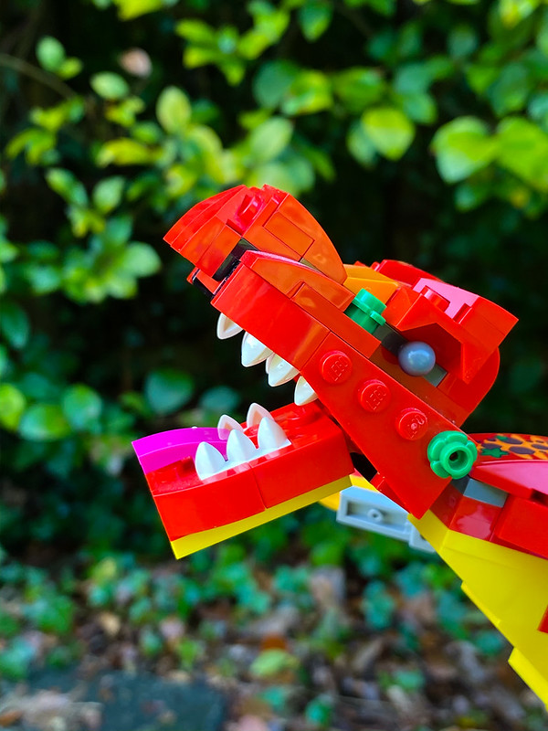 LEGO Dinosaur roaring