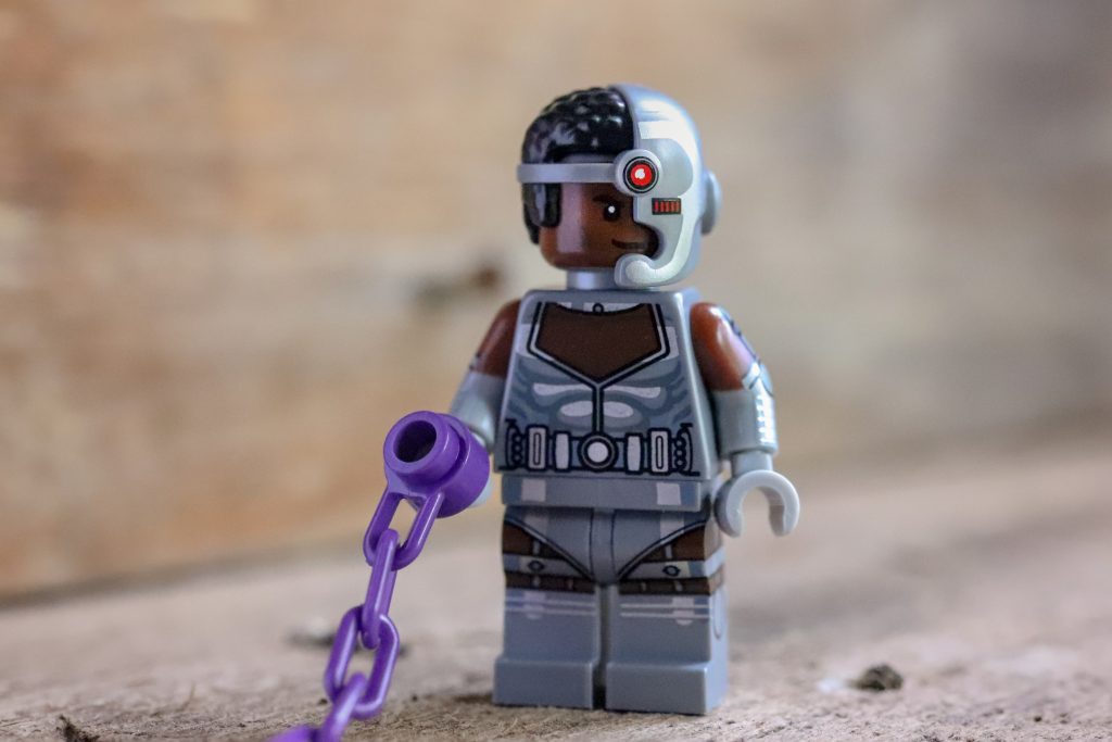 lego cyborg superhero