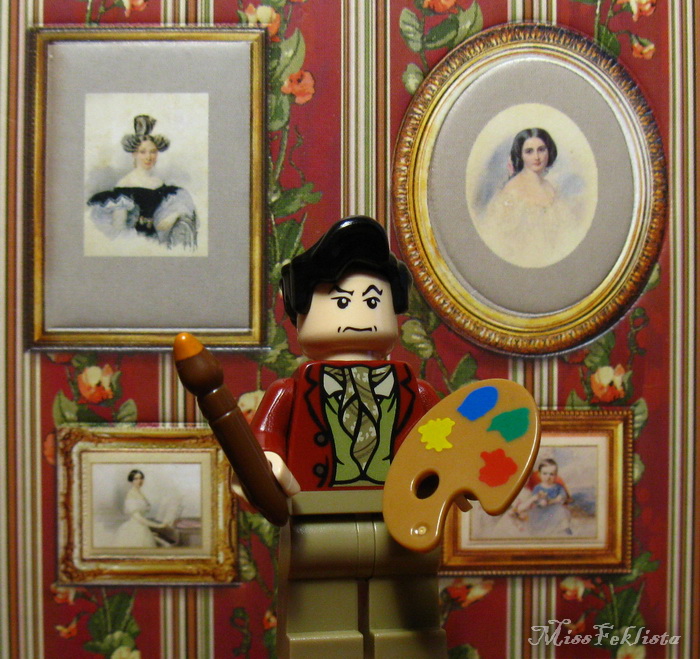 James in his studio