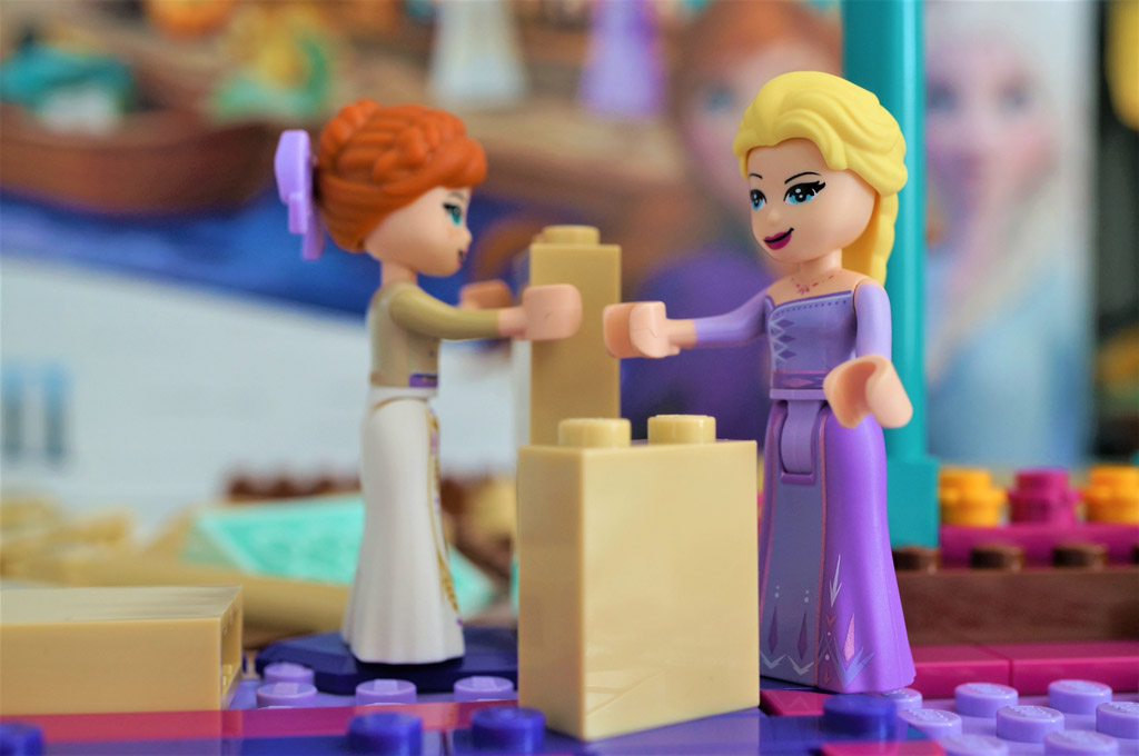 elsa and anna lego castle instructions