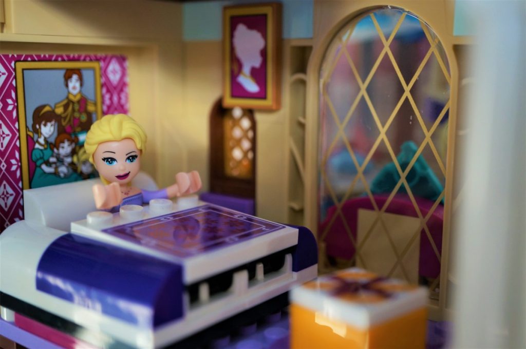 Elsa in LEGO bed with cover by Jana Sabé Skálová