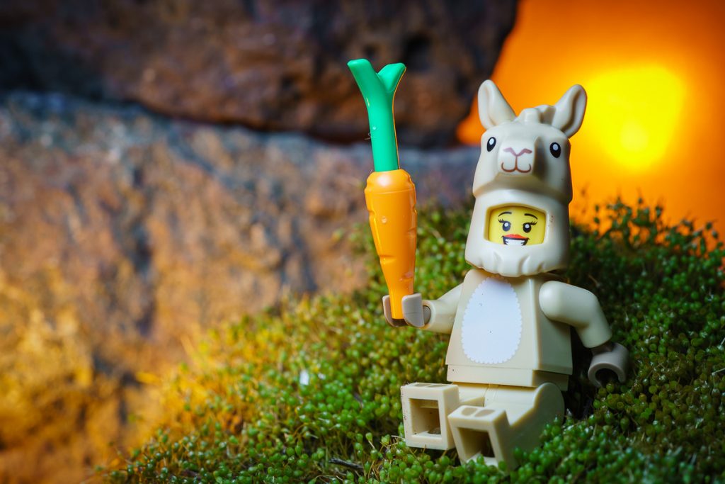 LEGO CMF Series 20 Llama Costume Girl Takes a Break