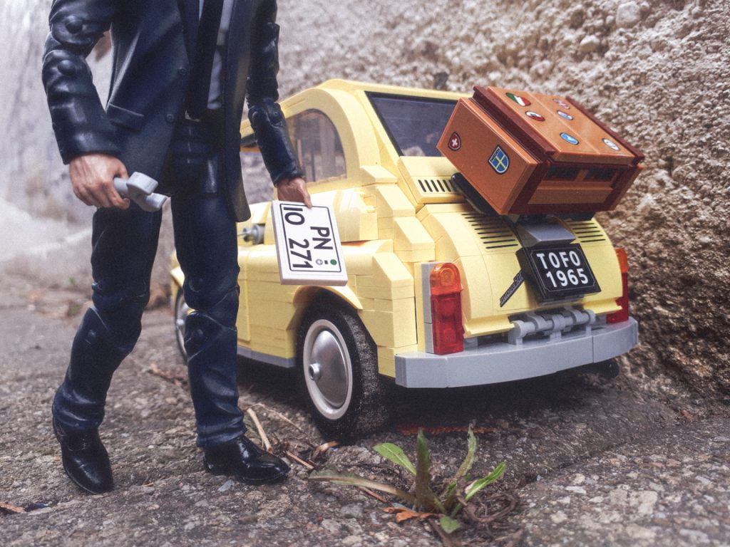 Changing the license plate