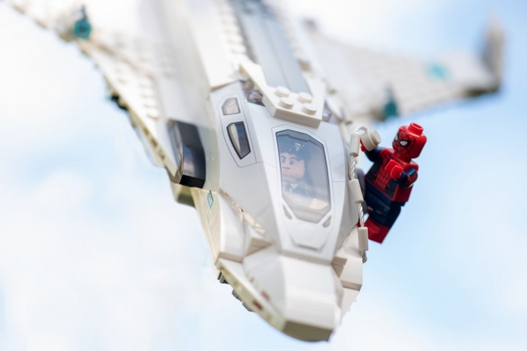 LEGO Spider Man Far from Home Stark Jet and the Drone Attack Review