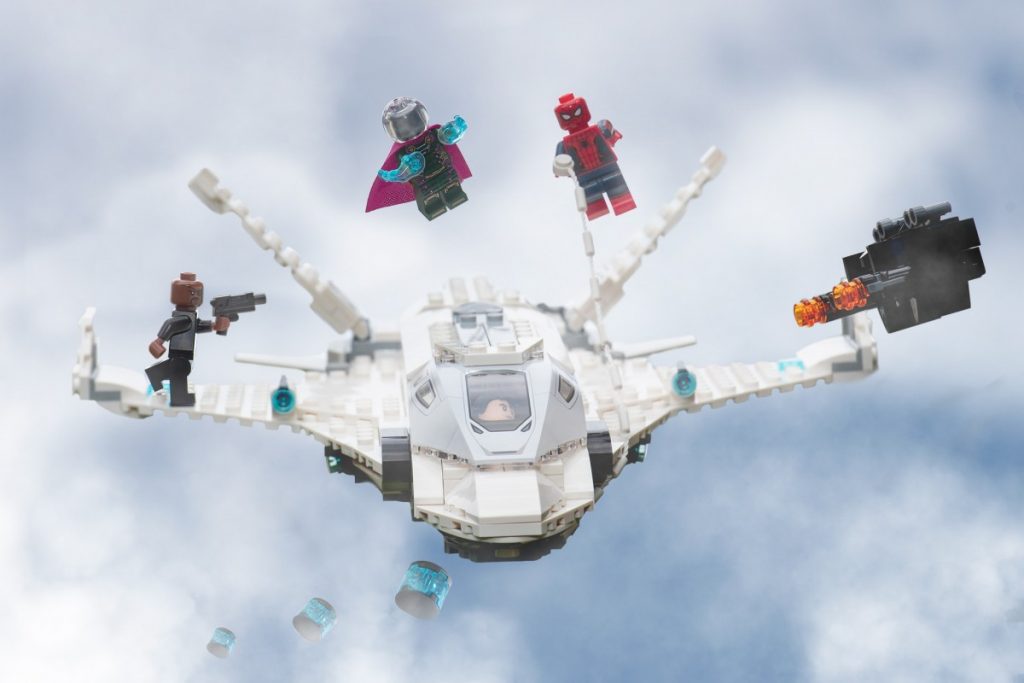 LEGO Spider Man Far from Home Stark Jet and the Drone Attack Review