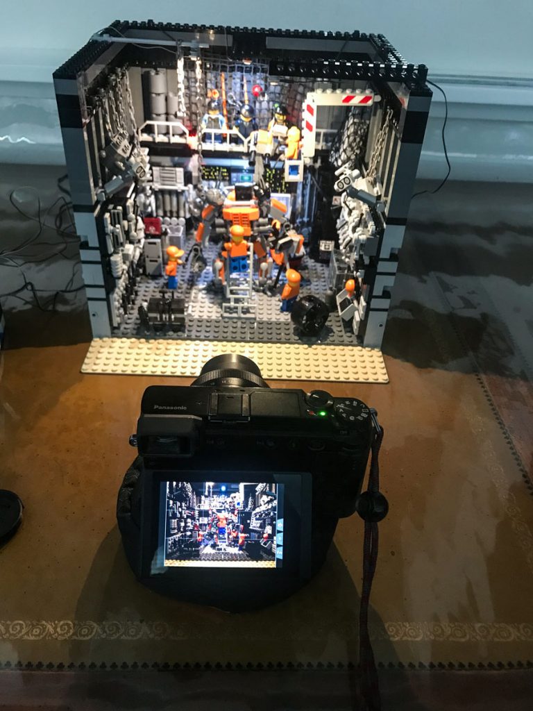 Behind the scenes Lego photo