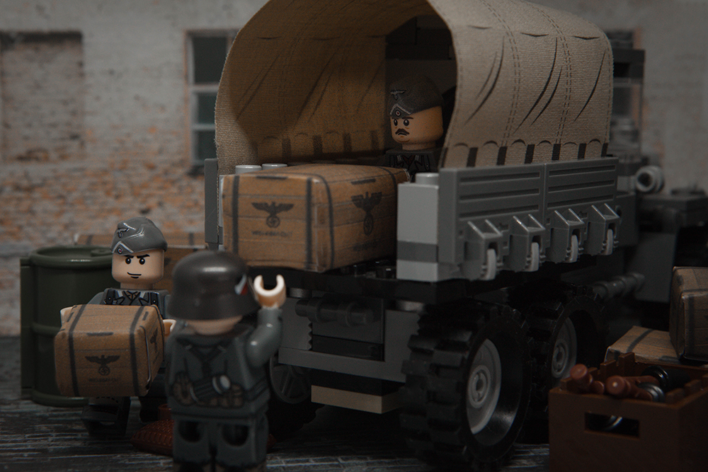 Lego store ww2 truck