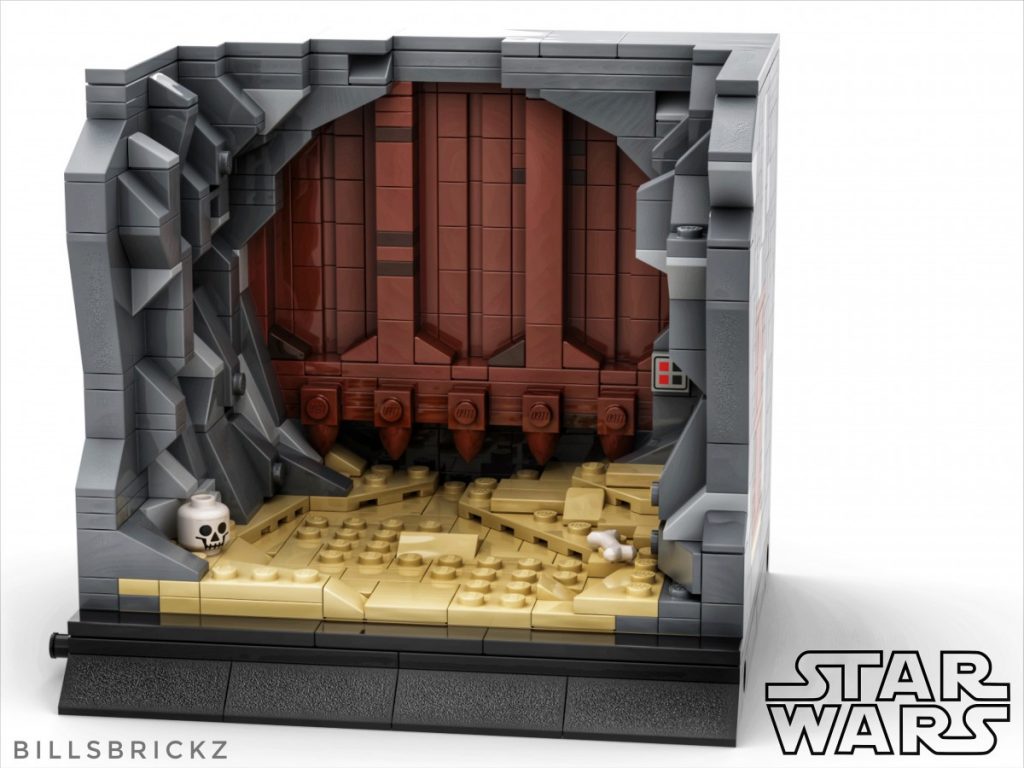 Star Wars LEGO MOC mini diorama by @billsbrickz