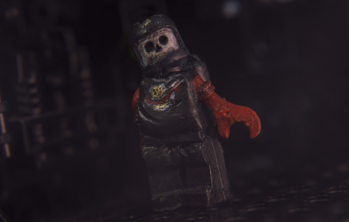 A zombie astronaut figure