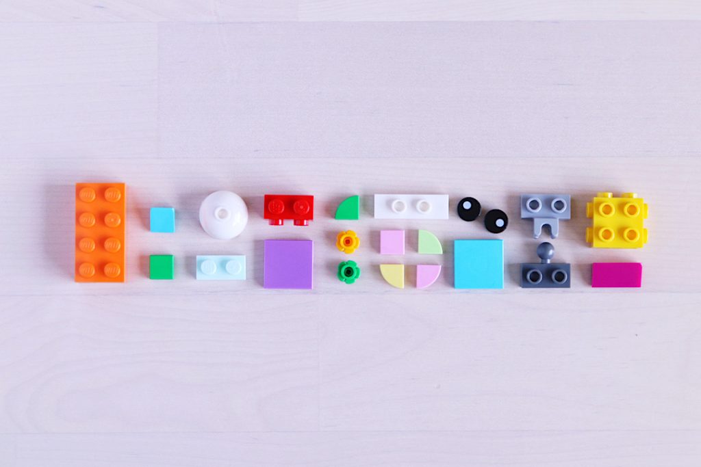 LEGO colorful bricks