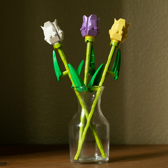 Stunning Lego Tulips Vase
