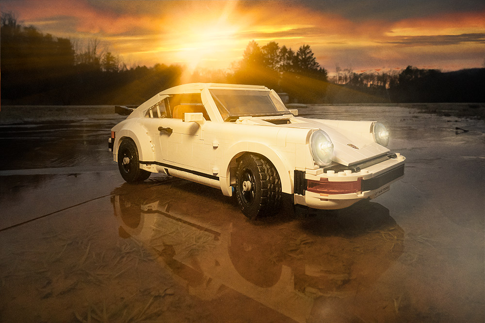 Porsche 911 on ice