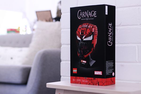 lego marvel carnage bust