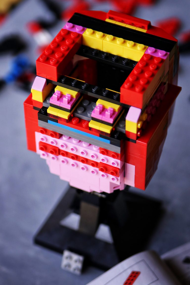 lego carnage head bust