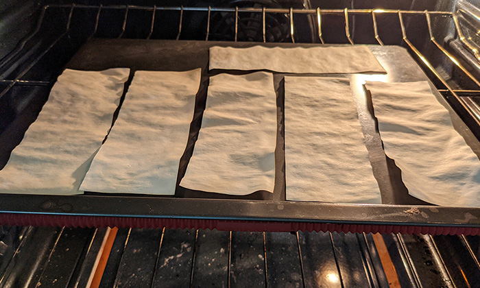 baking scroll paper