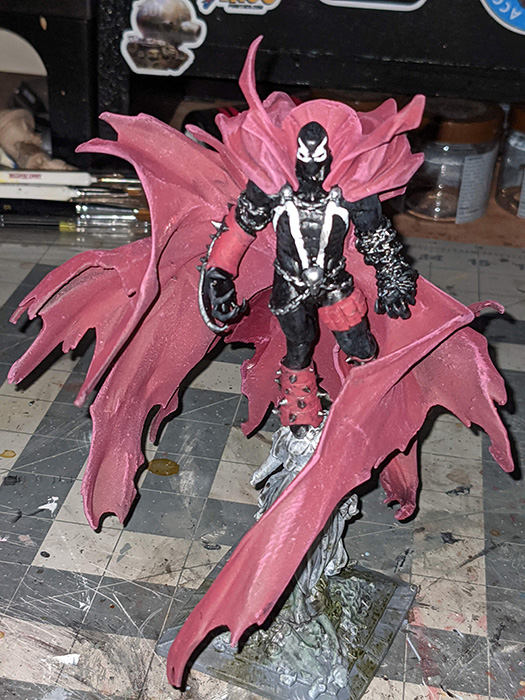 Finished Spawn figure