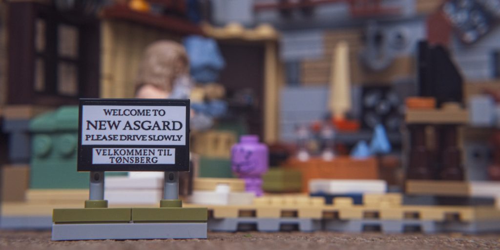 NEW ASGARD LEGO sign
