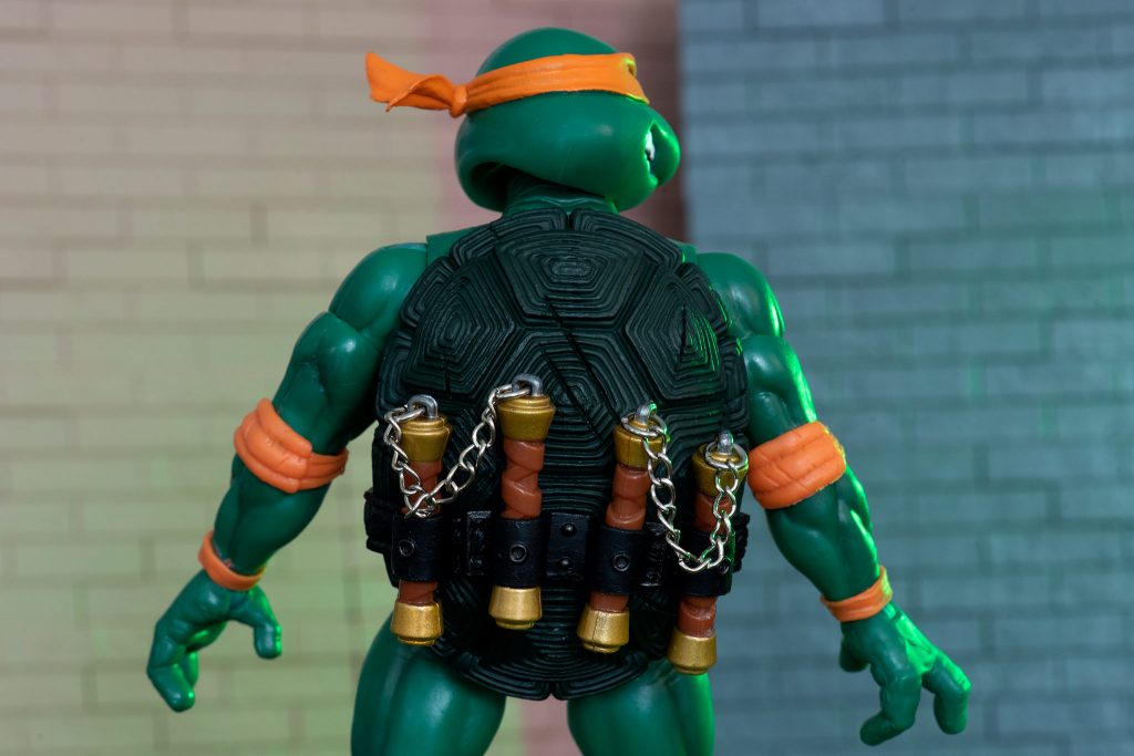 We take a good look at the Super7 Ultimates version of Teenage Mutant Ninja Turtles favorite Michelangelo TMNT action figure.