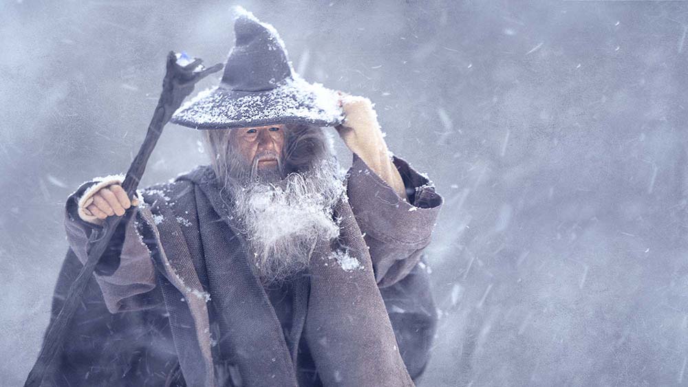Gandalf In the snow